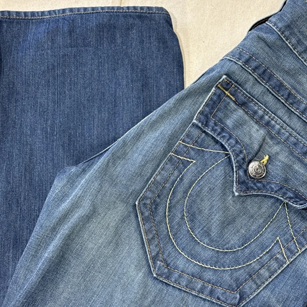 True Religion Men's Vintage Billy Jeans Size 34W 29L Denim Made In USA
